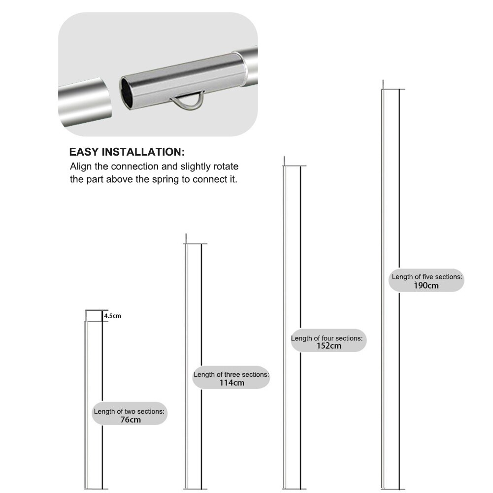 Cheap Goat Tents 10pcs Outdoor Camping Tent Awning Pole Aluminum Adjustable Canopy Support Rod Aluminum Alloy Support Rod Stick Tent Accessories   
